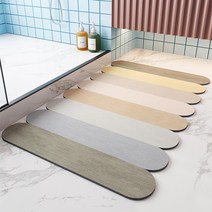 마벨인홈 규조토 아이스크림바 디자인 욕실매트, 그레이
