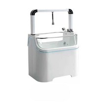 대형견스파 애견샵 반려견 거품목욕 마사지풀 목욕통, 흑백 80x70x95 서핑 버블