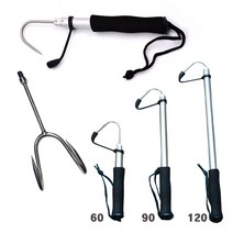 갸프 갈고리 해루질장비 문어 작살 가프 접이식 길이조절, 갸프120cm