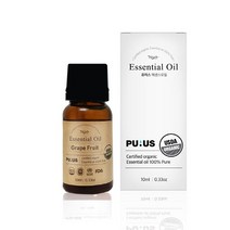 퓨어스 유기농 그레이프프루트 에센셜 오일 10ml