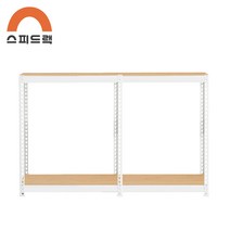 스피드랙 조립식 창고 대형 앵글 철제선반 1700 x 600 x 1200 2단, A형 900+800, 블랙