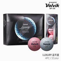 볼빅 LUXURY 럭셔리 골프공 골프볼 4피스 2021년, 화이트