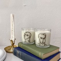 [DIY] 앙리마티스 소이캔들 만들기 DIY 키트, 화이트머스크