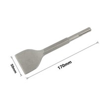 드릴 코너 척 비트 드라이버 SDS 플러스 생크 치즐 세트 전기 해머 포인트 플랫 타일 시멘트 콘크리트 석조 슬롯 도구, [04] D Type