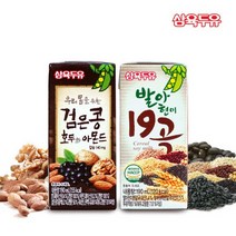 삼육두유 삼육 혼합구성 96팩 (검은콩호두와아몬드48팩+발아현미19곡48팩), 8세트