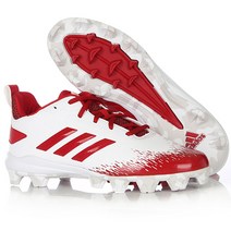 아디다스 포인트화 / 5233 애프터버너 V 백+적 / 야구화