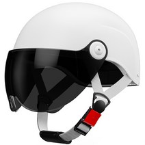 JENMV 자전거헬멧 스쿠터 오토바이 전동킥보드 헬멧 클래식헬멧 경량 반모헬멧, B, 화이트