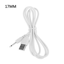 DC 전원 어댑터 플러그 USB 변환 2.5 mm 스피커 충전 케이블 전원 코드 2.5mm 오디오 모노 충전 케이블 공급, 17mm.