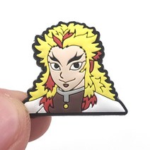 강아지 크록스 신발 일본 애니메이션 DIY 구두 참 만화 캐릭터 PVC 액세서리 악어 나막신 샌들 장식 버클 핀 어린이 선물 1 개, 한개옵션1, [08] 8