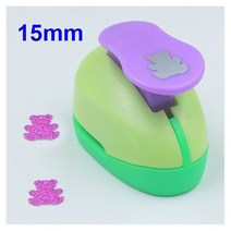 빠른 꽃 furador 5/8 1.5cm diy 종이 컷 Eva 폼 메이커 펀처 스크랩북 구멍 펀치위한 노동 절약, bear