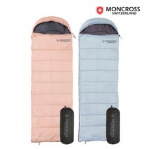 몽크로스 사계절 라보 침낭 초경량 캠핑용침낭 생활방수 차박 백패킹, 핑크, 1개
