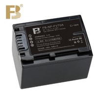 반영구 FB NP-FV70A 배터리 소니 FDR-AX700 HDR-CX450 AX60 AX40 AXP55 AX100E PJ675 DEV-50 CX900 카메라용 충전기 포함 180, 한개옵션0