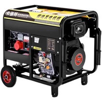 경유발전기 220V 380V 소형 인버터 10KW 용접 산업용, 3500W 듀얼 스타트 + 가솔린 220V