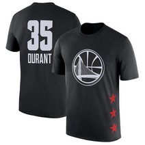 35 케빈 듀란트 NBA 올스타 골든스테이트 반팔 면 티 셔츠 흰 워리어스 농구 빅사이즈 스웻 슈팅 져지 저지