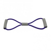 트라이셉스로프 8Word Chest Expander Yoga Fitness Resistance Bands Girls Figure Rally Rope Bodybuildi, 05 Grey Purple