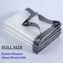 0.3mm 메쉬 강화 비계 pe 방수포 커버 발코니 분재 식물은 따뜻한 테라스 캐노피 차양을 유지 방수 천, 2x5m