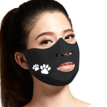 유투스포츠 MS2 스탠다드 익스트림 PAW 마스크 자외선차단 골프 자전거 스포츠 등산 낚시 산책, 블랙