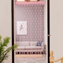 초음파세척기 50x200CM 러브 하트 스트링 커튼 창 도어 디바이더 쉬어 밸런스 홈 거, 10 J, 03 미국