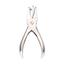 펀칭기 3공펀치 타공기 6공펀치 펀치니들 책철 제본1Pc 금속 3mm/6mm 기공 직경 펀치 펜치 단일 구멍 펀처, 01 3mm