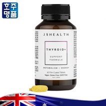호주 약국 판매 정품 JSHEALTH 갑상선 셀레늄 지황 타이노신 보충 영양제, 1병, 60정