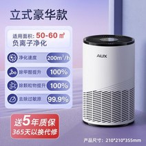 집진기 국소배기장치 목공용 분진 산업용 싸이클론 Oaks 1103 공기 청정기 가정용 포름 알데히드 제거 연기 냄새 먼지 정화 음이온 활성탄 필터, 버티컬 럭셔리