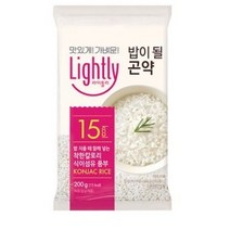 청정원 라이틀리 밥이 될 곤약, 200g, 11개