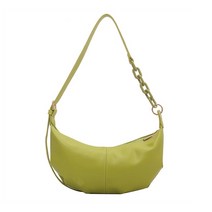 크루와상 백 크루아상 하프문 호보 반달백 여성용 부드러운 가죽 핸드백 여성용 빈티지 크로스 바디 솔리드 체인 숄더백 여성용 sac a main new