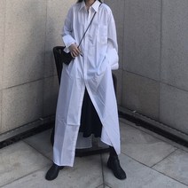 여성복 캐 주 얼 롱 드레스 착지 셔츠 일본 식 쿨 링 원피스 심 플 여성복 패션 원피스 셔츠 스커트 트 렌 드