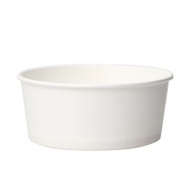 white 380cc 종이그릇 100개 일회용식기, 1개, 100개입