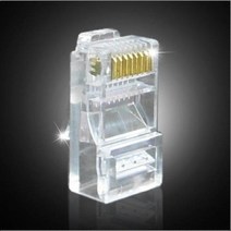 인네트워크 RJ-45 커넥터(PLUG) (CAT.5E 100개), 1개