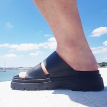 폭스 남자 키높이 스트랩 스포츠 슬리퍼 5cm