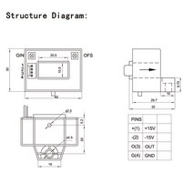 HCS-BS 홀 전류 센서 50A 100A 150A 200A 300A 400A 500A 600A, [06] 400A