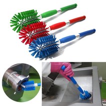 HACCP 육가공 식품공장 분쇄기 원형 청소솔 위생 다시망세척 묵은때 민지기솔, 파랑