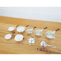 심플 모던 주방 키친툴 미니어처 소품 9종 세트 유럽식 인테리어 홈카페