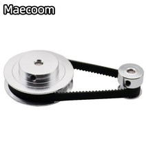 타이밍 풀리 동기 휠 벨트 감소 프린터 액세서리 벨트 너비 보어, 400mm, 20t6.35 - 60t8