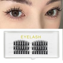 가닥속눈썹개별 속눈썹 이식 메이크업 볼륨 인조 연장 30D 풍성하고 자연스러운 세그먼트 클러스터 실 분, 01 0.07mm_03 10mm_01 C, 08 U