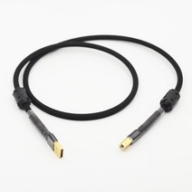하이 엔드 무산소 구리 디코더 사운드 카드 오디오 케이블 DAC 데이터 라인 HiFi 2.0 USB DVD 앰프용, 0.5m