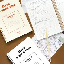 기본 A5 스토리보드 노트 창작 콘텐츠 작가 콘티노트 웹툰 영상 기획 유투버 아이디어 스프링 공책, WHITE, 색상:WHITE
