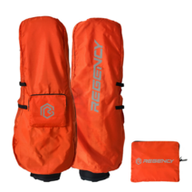 리젠시 경량 트래블 스카치 골프백 항공커버 파우치 일체형, 오렌지