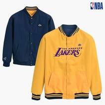 NBA 유니 팀 레터링 리버시블 스타디움 점퍼_N211JP104P-블랙