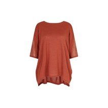 [AK PLAZA] [더아이잗] 오버핏 펀칭 배색 니트 (II7M1KT88)