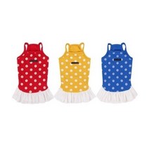 [T.삐삐도트끈민소매원피스] Bbi Bbi Dot Sleeveless OPC/3color, 옐로우,L