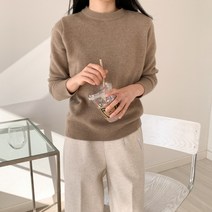 1P 포근함 아이보리 메리노을 4색 라쿤폴라니트 베이지 부드러운 어디에나어울리는