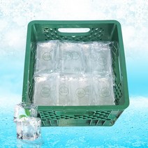 뉴플라스틱 아이스팩 완제품 휴대용 젤 워터 보냉팩 쿨링 우유상자 세트, 워터아이스팩(10x15) 미니 100개+우유상자