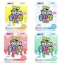 아모스 아이슬라임 트윙클 70g 투명 하늘 핑크 노랑 반짝반짝 안전한 슬라임 집에서 놀기 가성비 슬라임 아이들이 좋아하는 촉감놀이 초등학생 핫아이템, 화이트