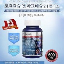 코랄칼슘 앤 마그네슘 120정 비타민D 아연, 1개