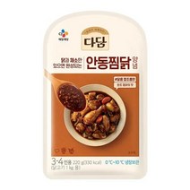 CJ 다담 안동찜닭 양념 220g 요리양념 반찬양념 레시피 요리비결 만능양념장, 10개