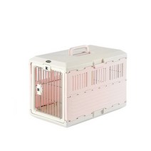 아이리스 접이식 휴대용 반려동물 이동장, 핑크색