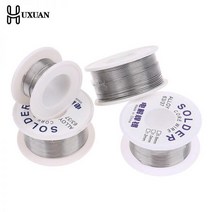 나전선 유연납 봉납 바납 인두납 실납 솔더 와이어 203050100g 0.8mm 플럭스 로진 코어 용접 링 주석 납 롤 솔더링 용융 깨끗하지 않음, 100g