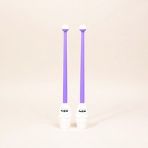 니스포 리듬체조 곤봉 멀티컬러 화이트-퍼플 주니어 36cm